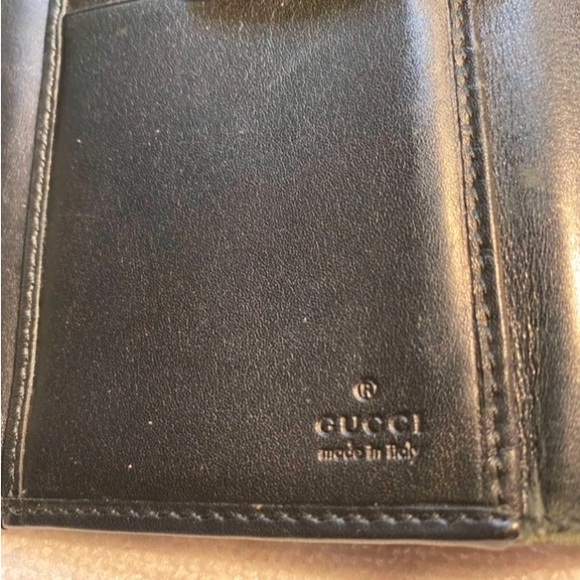 Gucci (2) authentic vintage Long Canvas and Leather Wallet and Free Gucci wallet - Picture 7 of 11